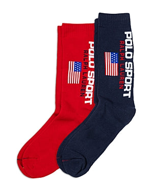 Polo Ralph Lauren Men's 2-Pk. Polo Sport Crew Socks