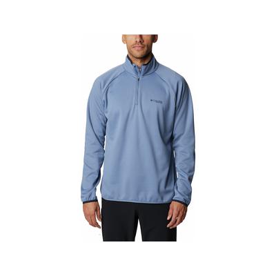 Columbia Mens Regular fit Long Sleeve Quarter zip Sweatshirt XL Blue Solid