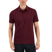 Alfani Mens Regular fit Short Sleeve Polo Shirt Small Burgundy Red