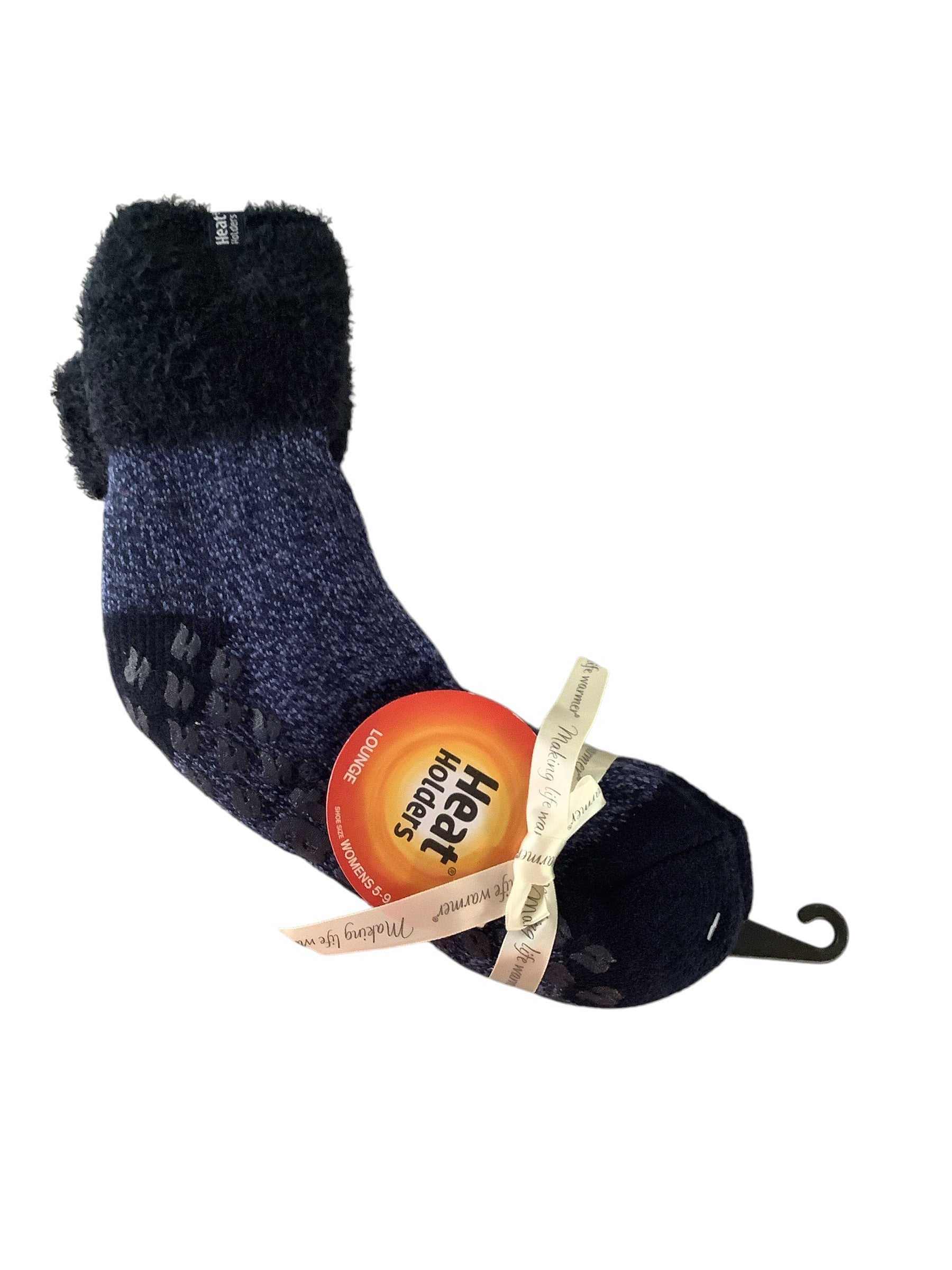 Heat Holders Womens Crew Socks 5-9 Blue Thermal