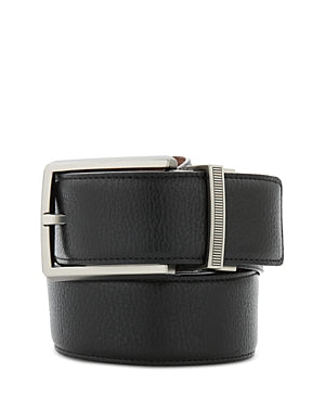 The Men's Store Lines Reversible Belt Black 32