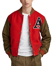 G-STAR RAW Men's Varsity Jacket Small Red / Brown