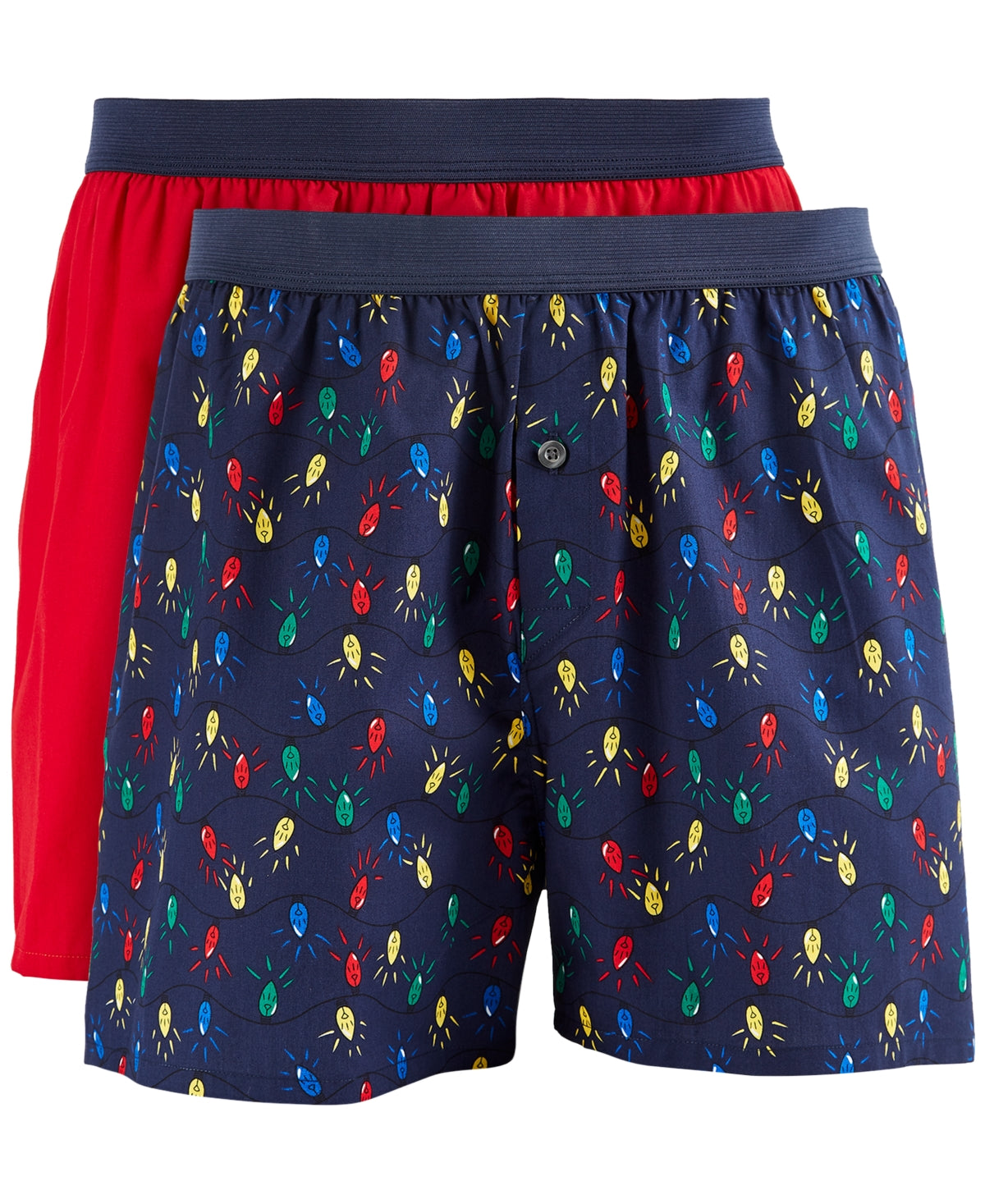 Club Room Mens 2 Pack Regular fit Boxer Shorts Underwear XL Red