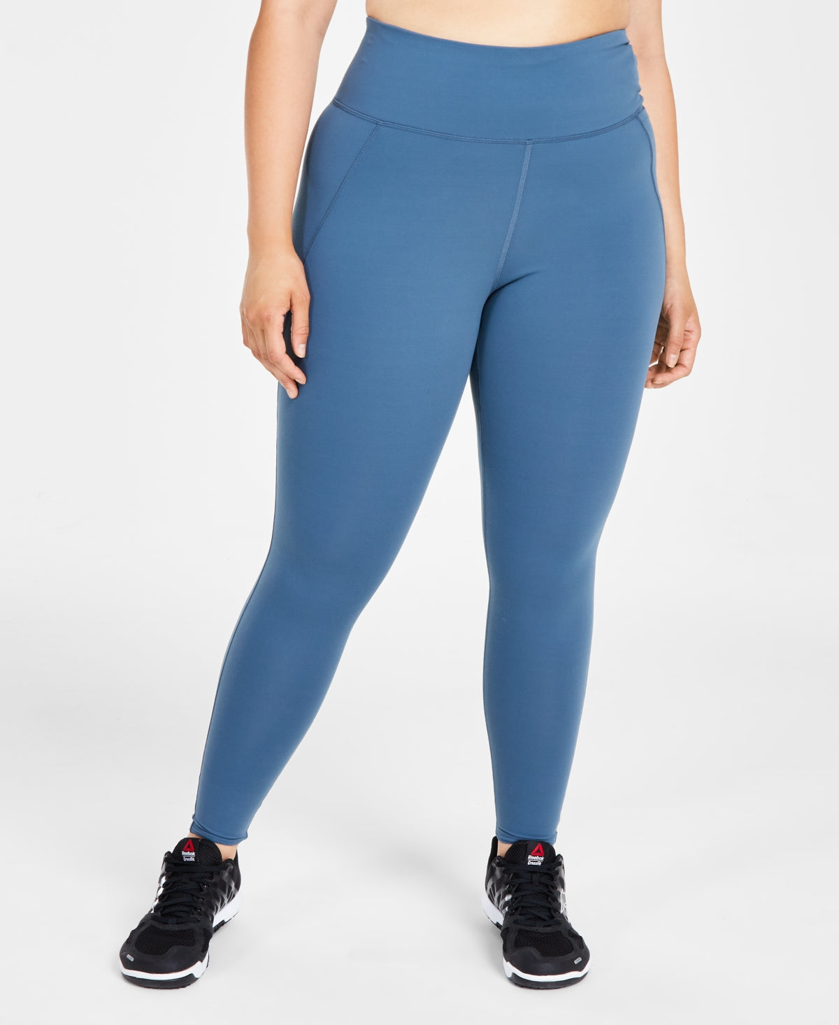 Reebok Women Regular fit Tights Leggings 3XUS Blue Solid
