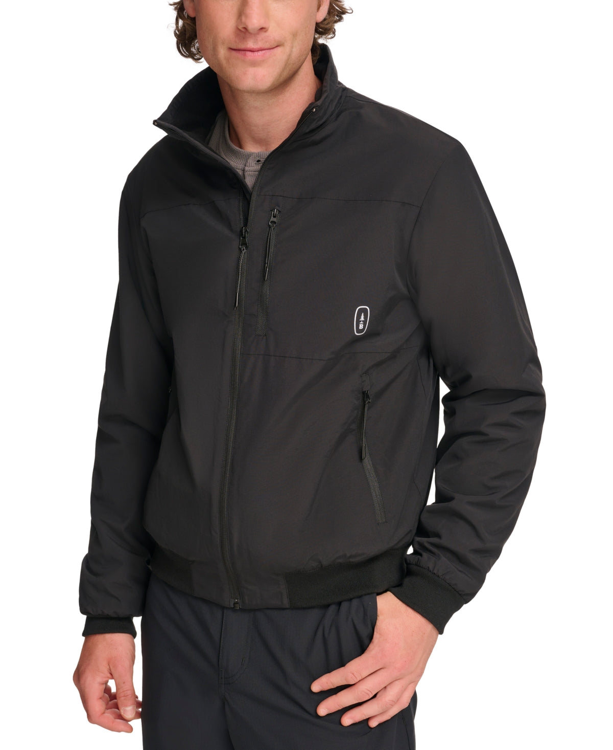 BASS OUTDOOR Men's Bomber Jacket Black 2XL XXL