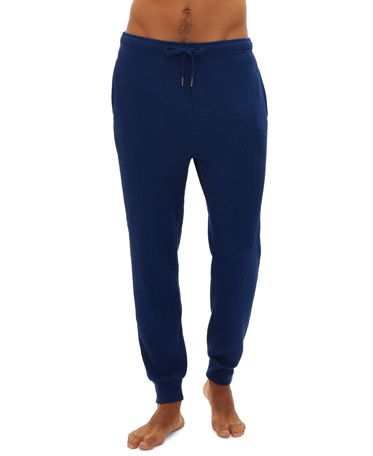Gap Mens Regular fit Waffle Knit Pants Pajamas Large Blue