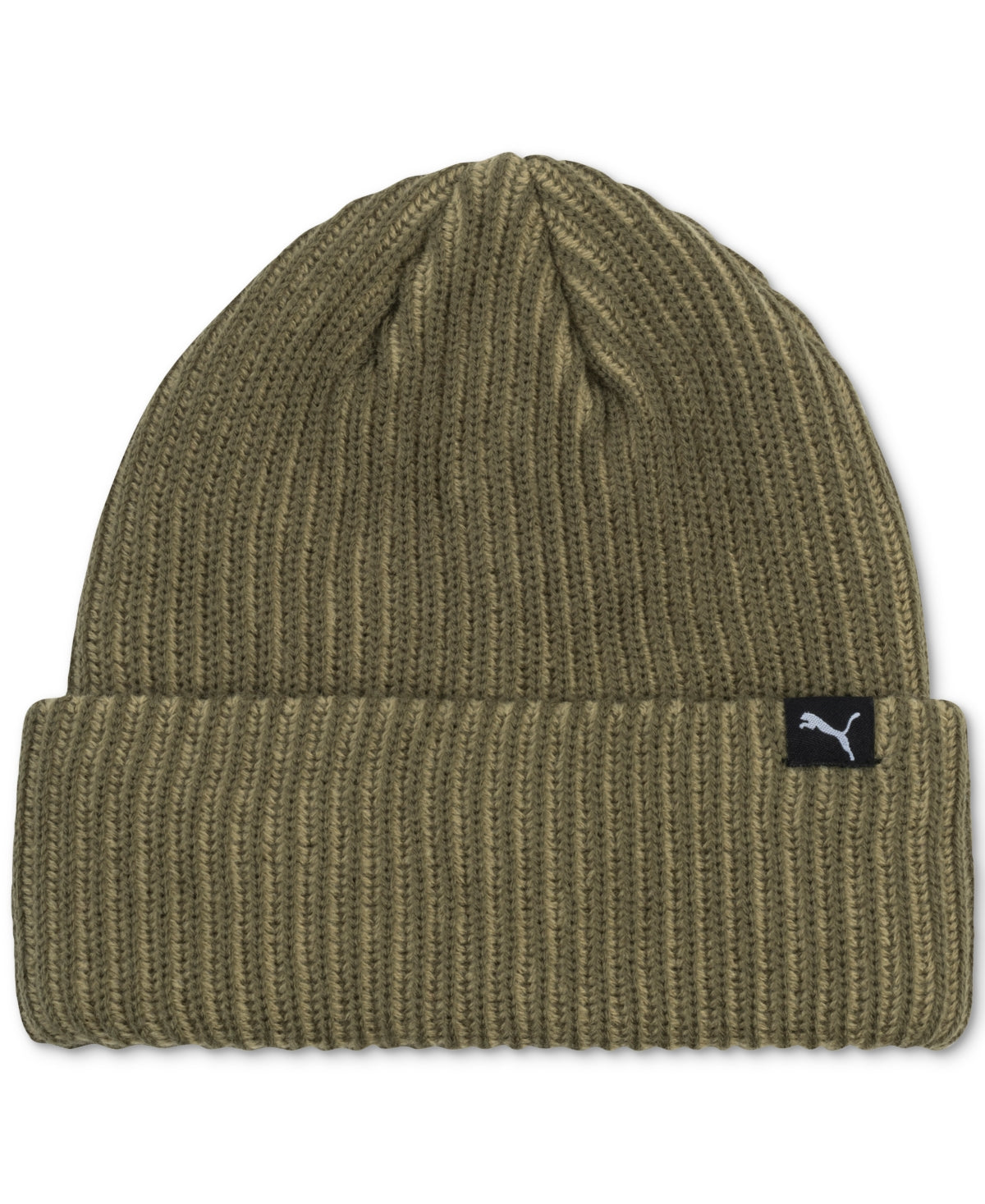 Puma Men Regular fit Beanie Hat One Size Olive Green
