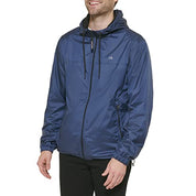 Calvin Klein Men's Polar Fleece Lined Windbreaker Navy Blue Small