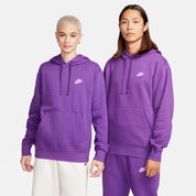 Nike Sportswear Men's Club Fleece Pullover Hoodie Sweatshirt Small Purple