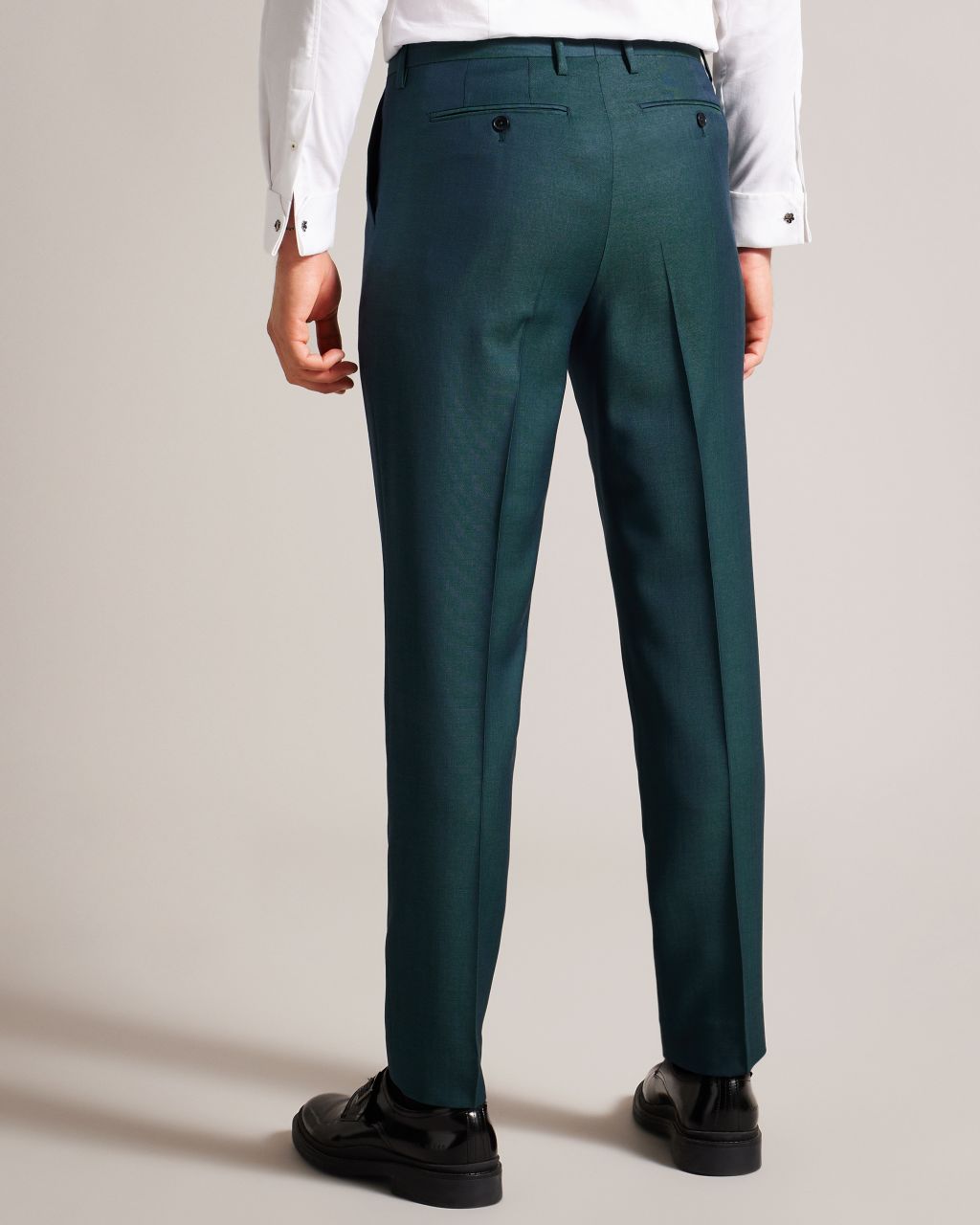 Ted Baker Mens Tonic Weave Slim Fit Suit Dress Pants Teal Blue Size 32