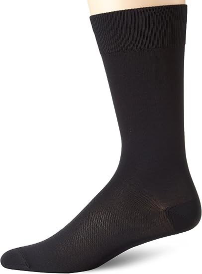 Perry Ellis Portfolio Mens Crew Socks One Size Black