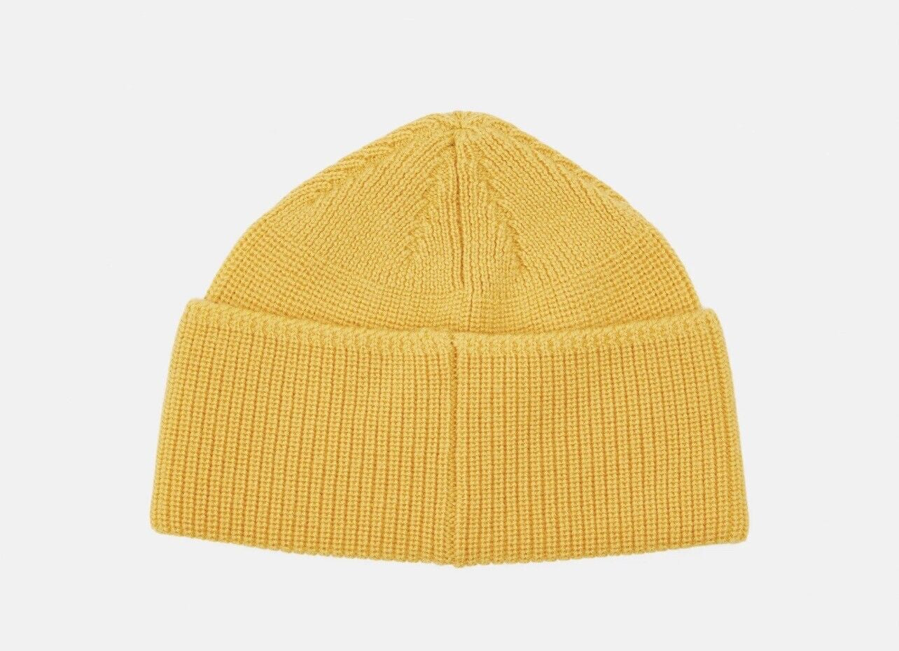 Polo Ralph Lauren Unisex Beanie Hat Wool Yellow Osfa