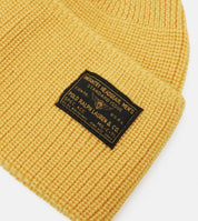 Polo Ralph Lauren Unisex Beanie Hat Wool Yellow Osfa