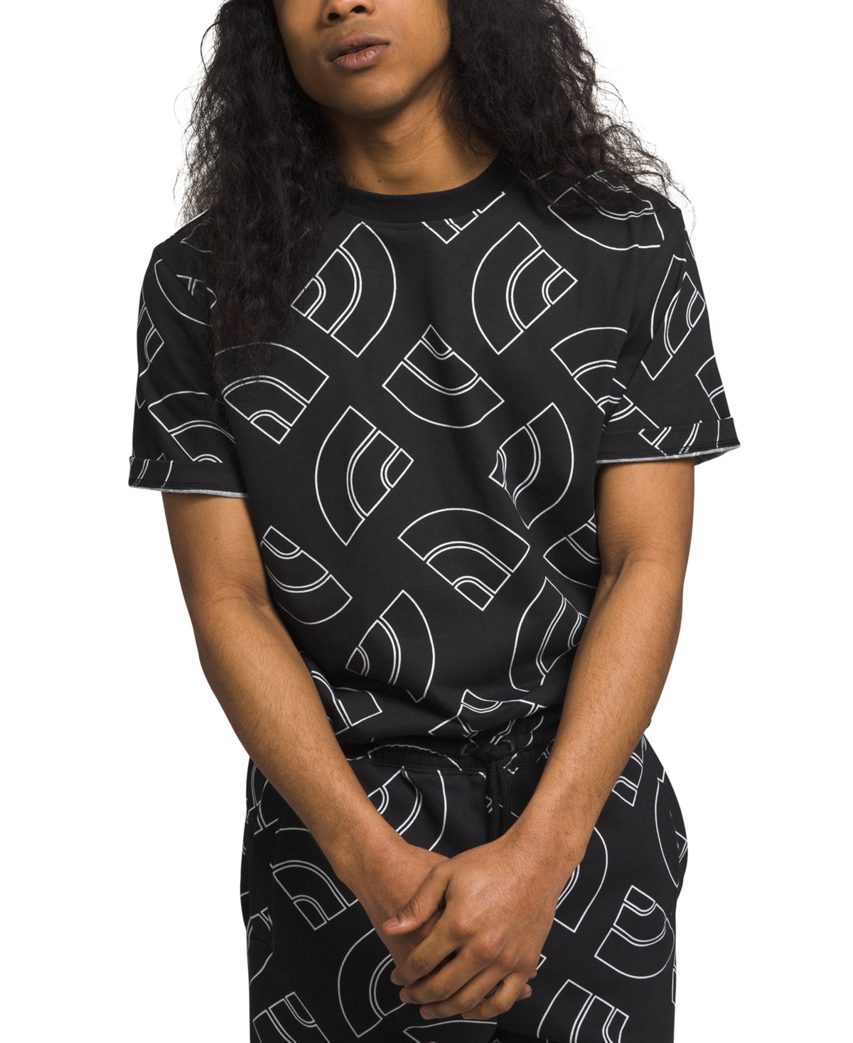 The North Face Men Regular fit Short Sleeve T-Shirt Shirt Small Black