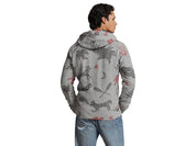 Polo Ralph Lauren Mens Brushed Fleece Graphic Hoodie Sweatshirt Large Grey