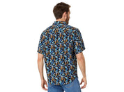 Tommy Bahama Mens Tiki Tropics Graphic Button Down Shirt Black XL