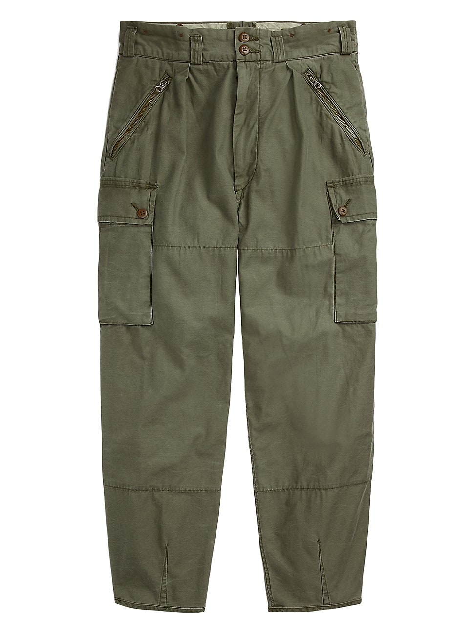 Polo Ralph Lauren Mens  Baggy Fit Reverse Sateen Cargo Pants Green 34 x 32