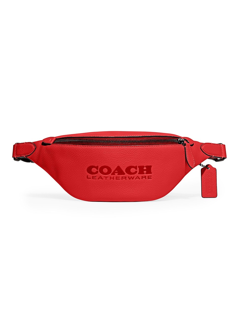 Coach Men's Charter Leather Belt Bag Fanny Pack Sport Red