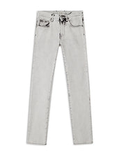 Blk Dnm Mens Slim Fit Jeans Bleached White 33 x 32