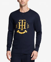 Tommy Hilfiger Thermal Sleepwear Men's Tshirt Navy Large