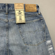 Ralph Lauren Polo Men's Rigid Denim Jeans Surfview Blue 32 x 32