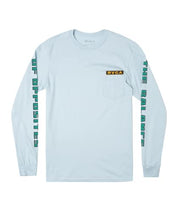 Rvca Mens Regular Fit Long Sleeve Tee Shirt Contract Sky 2Xl