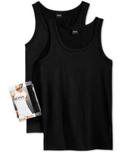 Boss Men's 2 Pack Tank Top Shirt Undershirts  Black Large