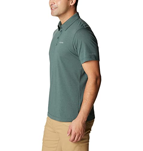 Columbia Mens Thistletown Hills Polo Shirt Green Large
