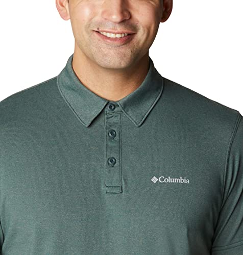 Columbia Mens Thistletown Hills Polo Shirt Green Large