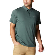 Columbia Mens Thistletown Hills Polo Shirt Green Large