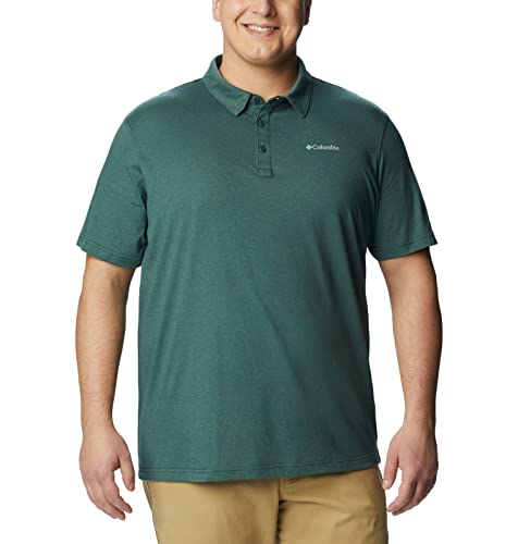 Columbia Mens Thistletown Hills Polo Shirt Green Large