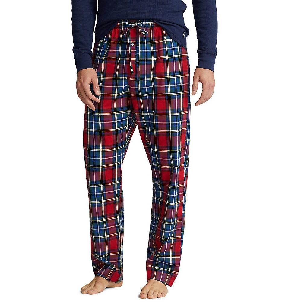 Polo Ralph Lauren Mens Plaid Pajama Pants Bistro Plaid Medium