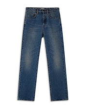 BLK DNM Men's Straight Leg Jeans Dark Vintage Blue 38 x 32