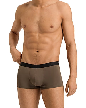 HANRO Mens Classic fit Boxer Briefs Underwear Small Green Solid