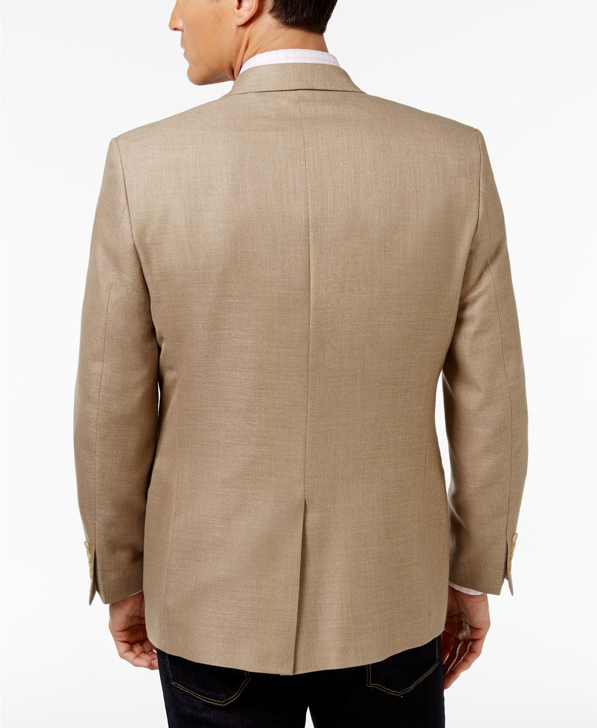 Lauren Ralph Lauren Men's Classic-Fit Neat UltraFlex Sport Coat 40R Tan