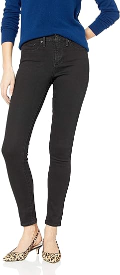 Levi's Womens 311 Skinny fit Denim Jeans 31 / 30 Black Solid