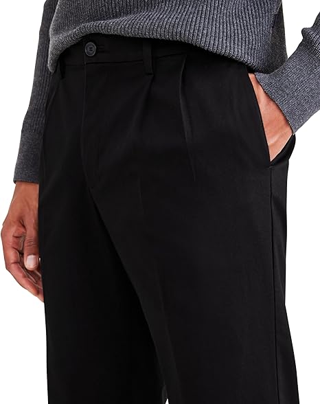 Docker's Mens Classic fit Dress Pants 36 / 30 Black Solid