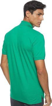 Tommy Hilfiger Men's Cotton Short Sleeve Polo Shirt Green Large