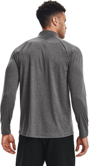 Under Armour Mens Regular fit Long Sleeve Quarter zip Sweatshirt XL Grey Solid