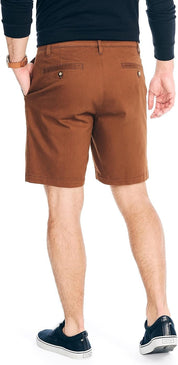 Nautica Men's 8.5" Deck Short Size 38 Coconut Brown