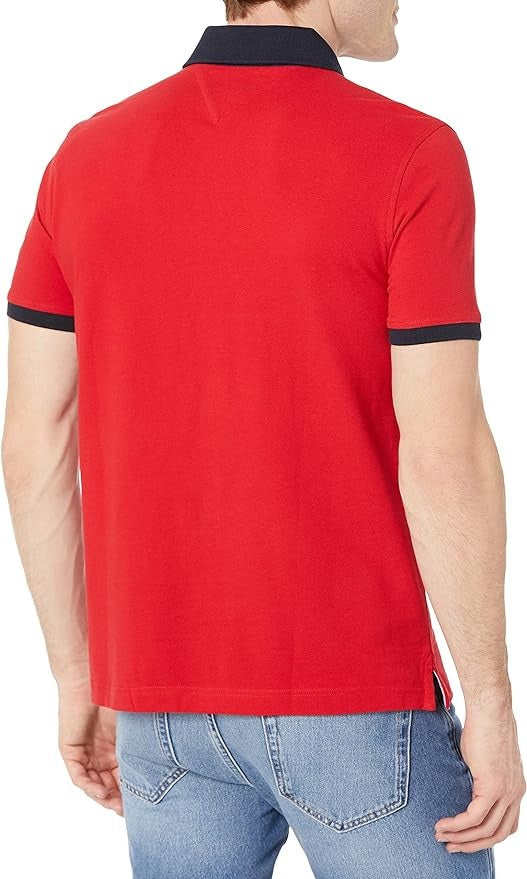 Tommy Hilfiger Mens Tanner Polo Shirt Apple Red 2XL XXL
