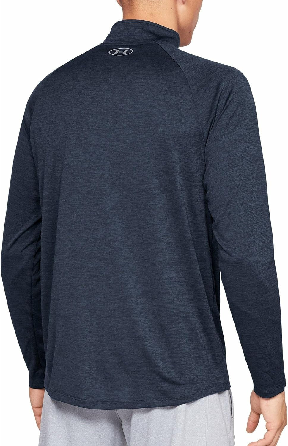 Under Armour Mens Tech Quarter Zip Pullover Sweatshirt Jacket Small Navy Blue