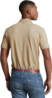 Polo Ralph Lauren Mens Classic Fit Mesh Polo Shirt 3XLT 3XL Tall Beige Cream