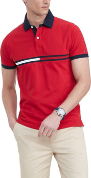 Tommy Hilfiger Mens Tanner Polo Shirt Apple Red 2XL XXL
