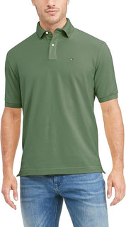 Tommy Hilfiger Custom-Fit Ivy Polo Shirt Medium Thyme Green