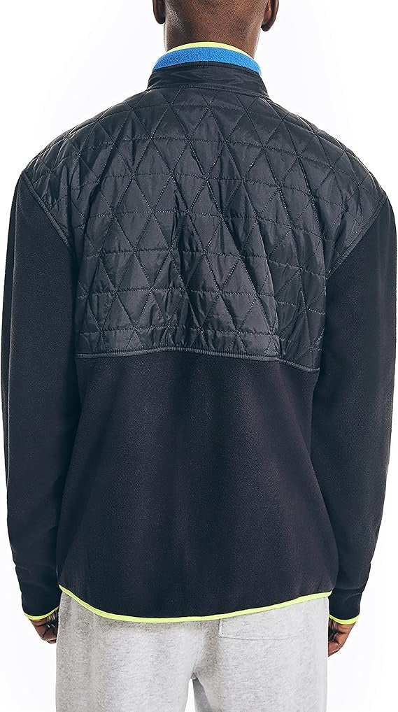 Nautica Men's Competition Sustainably Crafted Full Zip Jacket Black 2XL