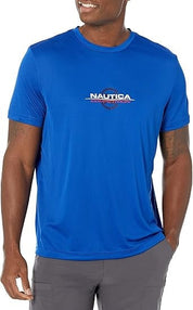 Nautica Mens Competition Short Sleeve T Shirt Cobalt Blue 2XL
