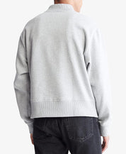 Calvin Klein Men's Archive Logo Bomber Jacket GRAY Heather LARGE