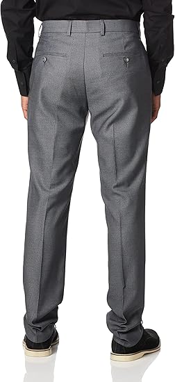 Perry Ellis Mens Extra-Slim fit Dress Pants 33 / 32 Grey