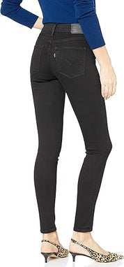 Levi's Womens 311 Skinny fit Denim Jeans 31 / 30 Black Solid